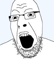 addded_one_tooth eyebrows_not_attached_to_glasses eyebrows_not_thick forehead_lines forehead_mark glasses line_eyebrows new_stubble no_bottom no_iris removed_the_iris stubble subvariant:soyboy_cobson teeth variant:cobson white_skin // 721x790 // 24.9KB