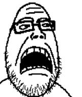 glasses open_mouth soyjak stubble variant:unknown // 327x390 // 3.9KB