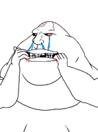 blood bloodshot_eyes cracked_teeth fat fingers hand merge obese red_eyes series:fusionjaks subvariant:big-boy subvariant:morbidmutt teeth variant:chudjak variant:meximutt vein // 770x1035 // 23.3KB