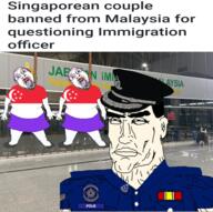 3soyjaks chud couple flag:singapore hanging immigration malaysia singapore soyjak star_(symbol) subvariant:chudjak_front suicide tranny variant:chudjak // 2239x2230 // 3.7MB