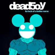 album_cover blue dead5oy deadmau5 music subvariant:muscular_chud variant:chudjak // 500x500 // 98.5KB