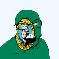 1889 angry flag flag:washington george_washington glasses hair looking_at_you mustache open_mouth soyjak state stubble teeth text transparent_background united_states variant:feraljak // 1500x1500 // 275.5KB