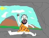 accessory beard cave caveman cavewoman clothes ms_paint penis rock tranny variant:bernd white_skin // 831x655 // 28.5KB