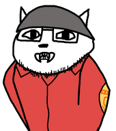 animal anthro cat cat_ear clothes feline hair hat helmet long_teeth meowl nose owl soldier_(tf2) sucre_(user) teeth variant:unknown whisker whiskers white_fur white_hair // 785x885 // 21.0KB