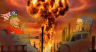 ak-47 amerimutt arab bomb car euromutt europe european_union explosion gun guns helmet islam jews judaism machine machine_gun mcdonalds muslims oil oil_plant petrol side_profile subvariant:euromutt subvariant:impish_amerimutt tank terrorist united_states variant:impish_soyak_ears variant:markiplier_soyjak vehicle war zionism // 1490x811 // 1.2MB