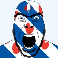 angry bbc beard facial_mark flag flag:friesland flag:netherlands forehead_mark friesland glasses looking_at_you netherlands open_mouth queen_of_spades soyjak spade stubble subvariant:cobson_front2 thick_eyebrows transparent transparent_background variant:cobson white_eyes // 800x800 // 73.8KB