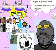 a10_eyes andrew_tate award awards baby babyjak badge furnigger furry furry_artist gape gigachad glasses hanging oldfag soot soyjak soyjak_party tranny tranny_artstyle trend:aryan troon twitter variant:bernd variant:chudjak variant:gapejak wow_she_is_literally_me x xitter // 1271x1134 // 880.8KB