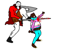 ack ack! acked acking bbc bernd_schmidt cape chud death die dildo dying gay india indian knight nazism stab sword toes tranny variant:bernd variant:chudjak // 1233x1062 // 184.9KB