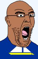 bald brown_skin damietta egypt flag flag:damietta glasses governorate hair open_mouth ship soyjak stubble tongue transparent transparent_background variant:imhotep // 529x832 // 22.1KB