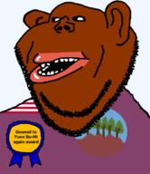 award bomi_county brown_skin clothes county ear flag:bomi_county flag:liberia forest gooned_to_soytan_again_award gooner hair liberia lips mutt open_mouth soyjak stubble subvariant:impish_amerimutt teeth text transparent transparent_background tree variant:impish_soyak_ears yoon_bo-mi // 685x793 // 45.0KB