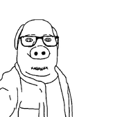 closed_mouth clothes glasses iris pig pig_nose smile soyjak stubble template transparent_background tshirt variant:John_Pork variant:unknown vest // 700x619 // 9.4KB