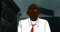 2soyjaks angry black_skin blood clothes ear green_skin hunter_(left_4_dead) left_4_dead_(series) louis_(left_4_dead) necktie open_mouth soyjak stubble variant:angry_soyjak variant:nojak video_game // 1592x863 // 531.2KB
