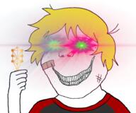 arm closed_mouth clothes evil grin hair hand holding_object kabbalah kabbalist_nate magic nate smile smiley_face subvariant:shoyta variant:gapejak yellow_hair // 932x776 // 467.8KB