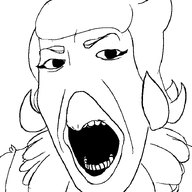 anthro beak bird black_and_white blue_skin feather furry looking_to_the_left martlet_(undertale_yellow) mouth_open transparent_background undertale undertale_yellow variant:cobson video_game yellow_beak // 721x720 // 40.7KB