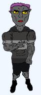 arm buff clothes ear flag:transgender_pride_flag full_body glasses grey_skin hair hand leg lipstick lol_kek_kek_lmao_lmao_lmao_xd_haha lolkek looking_at_you meta:namefags muscles purple_hair red_lips soot_colors subvariant:unbotheredchud thick_eyebrows tranny transparent_background variant:chudjak vein wrinkles // 549x1268 // 53.3KB