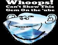 black_background censored closed_mouth ear gem gem_skin smile soyjak_party_video_archive stubble template variant:impish_soyak_ears whoops_can't_show_that_in_a_christian_manga youtube // 1327x1030 // 262.1KB