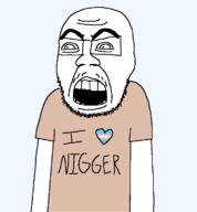 artist:keys feralrants nigger open_mouth rantsona shirts slurs stubble subvariant:feralrants transheart variant:feraljak // 710x768 // 22.6KB