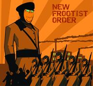 FNWO communism froot froot_(user) nazism orange_order poster propaganda subvariant:wholesome_soyjak variant:gapejak // 4257x3924 // 4.8MB
