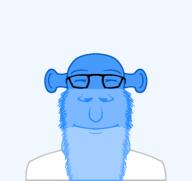 calm ear emoticon glasses smile soyjak stubble transparent_background variant:markiplier_soyjak // 520x490 // 41.6KB