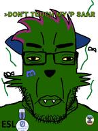 badge dont_touch_my_pizza ear esl fangs flag:minor_attracted_person flies fnf_pedo furfag furry green_skin hair love_is_love map_(pedophile) meta:tagme nyanwolf nyanwolf_pedo pedophile series:esl_pedo_league stink_lines subvariant:chudplier variant:chudjak variant:markiplier_soyjak wolf yellow_sclera // 600x800 // 244.9KB