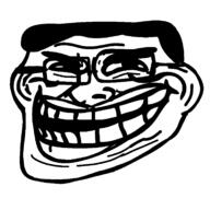 big_lips glasses grin hair hybrid looking_at_you rage_comic smile thick_eyebrows trollface variant:chudjak // 1500x1500 // 165.8KB