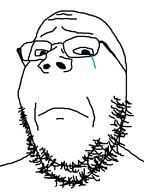 closed_mouth crying frown glasses sad soyjak stubble variant:gapejak // 600x800 // 25.8KB