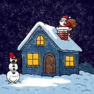 4soyjaks bald black_skin branch carrot chimney clothes door ear glasses glowing hand hands_up house looking_at_you looking_to_the_left multiple_soyjaks night orange_skin santa santa_claus santa_hat shading shadow snow snowman stick stubble subvariant:impish_ball subvariant:longplier subvariant:okynnig variant:alicia variant:impish_soyak_ears variant:markiplier_soyjak variant:meximutt white_skin window // 1024x1024 // 1.1MB