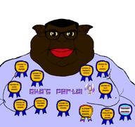 'p artist:conservativewaluigi autism autism_patient_award award big_lips black_skin blue_shirt brown_skin closed_mouth eka's_portal faggots fat femboy fetish flag:transgender_pride_flag furshit glasses guro nigger scat subvariant:branigger trannies tranny tranny_award transgender_flag variant:brandon vore // 1675x1583 // 278.9KB