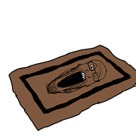 door_mat glasses mat object objectsoy open_mouth series:objakt subvariant:longplier transparent transparent_background variant:markiplier_soyjak welcome_mat // 767x767 // 51.1KB