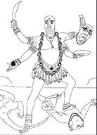 4_arms 666 ack beheaded bloodshot_eyes bracelet brend chud coal crying hanging hinduism indian necklace open_mouth plate poopson rope soyjak subvariant:chudjak_front suicide sword thrembo tongue variant:bernd variant:chudjak variant:cobson variant:impish_soyak_ears variant:poopson variant:unknown // 526x730 // 76.5KB