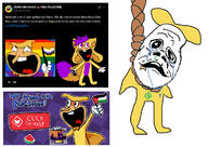 baby bo_noise deformed drool free_palestine furfag furry hanging islam non-binary palestine pizza_tower subvariant:jacobson twitter variant:a24_slowburn_soyjak video_game // 1172x830 // 631.0KB