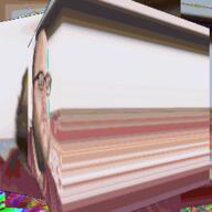 2019 3dgifmaker animated beard closed_mouth clothes distorted ext=gif fat fat_duel glasses irl open_mouth red_tshirt schizo soyboy subvariant:fatjak_irl tshirt variant:fatjak // 250x250 // 248.2KB
