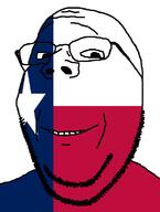 flag flag:texas glasses looking_at_you smile soyjak star_(symbol) stubble subvariant:wholesome_soyjak teeth texas united_states variant:gapejak // 582x772 // 16.0KB