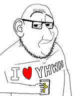 arm bible book christianity closed_mouth glasses hand holding_book holding_object i_love smile soyjak stubble text variant:smugjak // 1011x1238 // 127.6KB