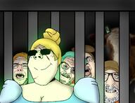 5soyjaks 7_dwarves angry animal beard biting_lip bloodshot_eyes breasts central_intelligence_agency cinderella clothes cow dress dwarf fairy_tale fentanyl glasses glowie hair hat jail mustache nigger_cow oingo_boingo prison_cell sad scar scared smile sneeze stubble subvariant:gapejak_female sunglasses syringe tongue variant:chugsjak variant:ethanjak variant:gapejak variant:israeli_soyjak variant:its_out_get_in_here white_hair white_skin yellow_hair yellow_teeth // 2000x1536 // 1.0MB