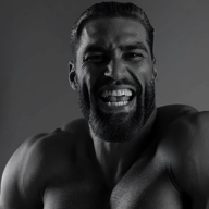 black_and_white gigachad grey_hair grey_skin meta:ai_generated monochrome nas:gigachad // 560x560, 6s // 1.8MB