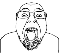 bald eyebrows looking_at_you meta:possibly_duplicate nose open_mouth stubble teeth tongue transparent_background variant:bernd white_skin wrinkles // 1248x1125 // 36.4KB