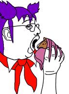 everlasting_summer glasses guinea_pig lena_(everlasting_summer) open_mouth pioneer red_tie soyjak variant:guineajak variant:unknown // 1857x2514 // 904.5KB