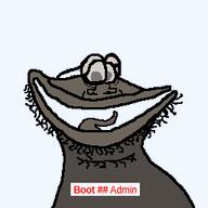 boot_(user) glasses lips nose open_mouth stubble tongue variant:globox_soyjak // 256x256 // 3.9KB