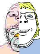 baby babyjak blond blue_shirt child front_facing glasses kid looking_at_you meme pacifier smile subvariant:cisjak subvariant:gapejak_front variant:bernd variant:gapejak // 93x125 // 15.1KB