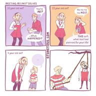 2soyjaks 4panel arm art_comics bible bloodshot_eyes book buff child christianity closed_mouth clothes comic crying drawn_background dress ear female full_body glasses hand hanging headband holding_object holding_rope leg lynching mustache neovagina noose open_mouth outdoors plaid purple_hair rope shorts skirt smile smug soyjak speech_bubble stonetoss stubble text tongue tranny tree tshirt variant:bernd variant:chudjak yellow_hair yellow_teeth // 605x604 // 313.4KB