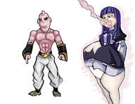 anime artist:romanian_schizo bernkastel consoom dragon_ball dragon_ball_z drinking fat inflation_fetish liquid_inflation majin_buu meta:pornographic_content nsfw panties pink_skin subvariant:nucob umineko variant:cobson video_game // 1237x955 // 489.6KB