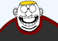 bald beard dr._eggman ear glasses laughing nate_higgers open_mouth robotnik soyteen stubble variant:soybotnik yellow_hair // 1216x851 // 26.1KB