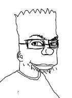 bart_simpson closed_mouth glasses realistic_bart stubble the_simpsons traced variant:unknown // 624x850 // 40.3KB