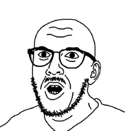 bald glasses moustache redraw stubble template transparent_background variant:scientolojak // 681x720 // 15.0KB