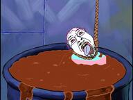 ack bloodshot_eyes cartoon chili crying hanging meta:tagme open_mouth rope soyjak spongebob_squarepants suicide tongue tranny variant:bernd // 1748x1311 // 1.4MB