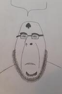 bbc hand_drawn queen_of_spades speech_bubble subvariant:hornyson variant:cobson // 2720x4071 // 385.6KB