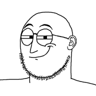 animated ext=gif freaky freaky_ahh glasses raised_eyebrows soyjak squinting stubble variant:weirdpenis // 900x900 // 19.4KB