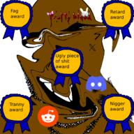 brown_skin discord distorted faggot glasses nigger open_mouth pretty_blood reddit slopjak soyjak stubble tranny twitter variant:cobson // 721x720 // 127.2KB