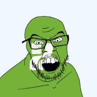 angry flag flag:tochigi glasses hair japan looking_at_you mustache open_mouth soyjak stubble teeth tochigi todofuken transparent_background variant:feraljak // 1500x1500 // 60.3KB